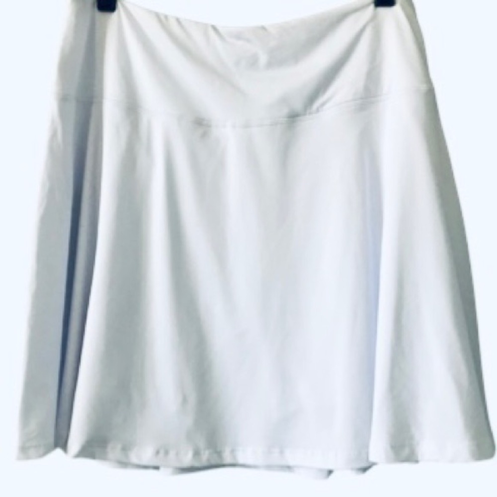 White Running Skirt